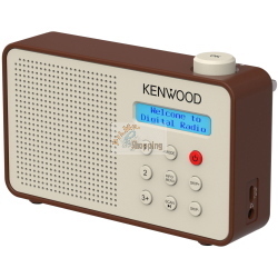 KENWOOD CR-M25DAB RADIO DAB MARRONE MOD. CR-M25DAB-T EAN 0019048242570