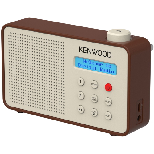 KENWOOD CR-M25DAB RADIO DAB MARRONE MOD. CR-M25DAB-T EAN 0019048242570