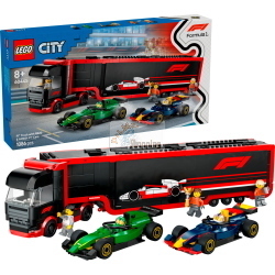 LEGO CITY FORMULA 1 60445 TRASPORTATORE F1 CON RB20 E AMR24 MOD. 60445 EAN 5702017812519