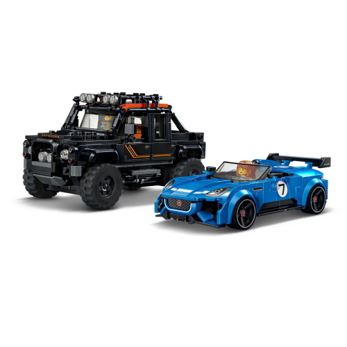 LEGO SPEED CHAMPIONS 77264 JAGUAR PROJECT 7 E LAND ROVER DEFENDER MOD. 77264 EAN 5702018068434