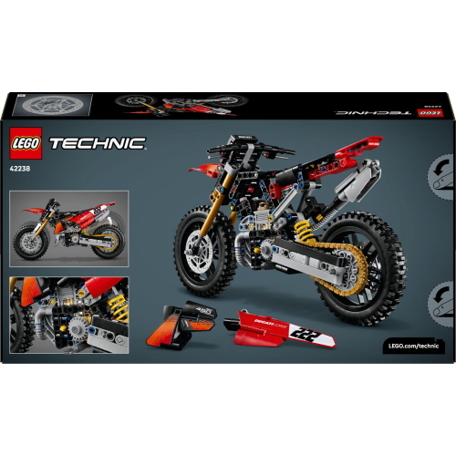 LEGO TECHNIC 42238 DUCATI DESMO450 MX FACTORY MOTORCYCLE MOD. 42238 EAN 5702018067772