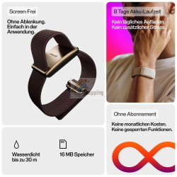 POLAR LOOP GEN2 S-L GREIGE SAND FITNESS TRACKER MOD. 920115932 EAN 0725882069654