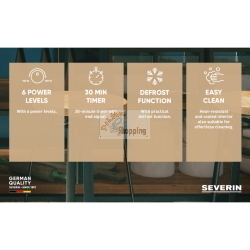 SEVERIN MW 7885 MICROONDE MOD. 7885000 EAN 4008146042034