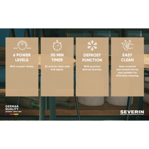 SEVERIN MW 7885 MICROONDE MOD. 7885000 EAN 4008146042034