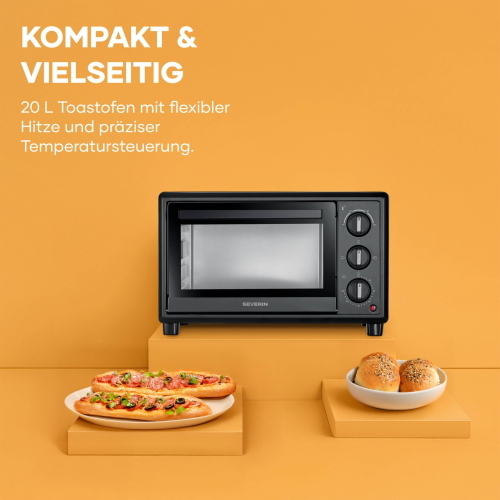 SEVERIN TO 2078 MINI FORNO E TOSTAPANE MOD. 2078 EAN 4008146049118
