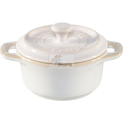 STAUB SET 4 MINI COCOTTE ROTONDE CERAMICA AVORIO MOD. 1008680 EAN 3272340049989
