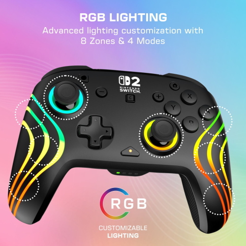 TURTLE BEACH AFTERGLOW WAVE WIRELESS NERO SWITCH 2 MOD. TBC-8106-05 EAN 0840454402322