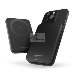 VONMAHLEN EVERGREEN MAG POWERBANK MAGNETICO 5000 MAH NERO MOD. EVM00001 EAN 4251483640870