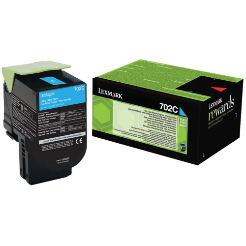Lexmark 702XCE toner ciano extra alta capacita Corporate 70C2XCE