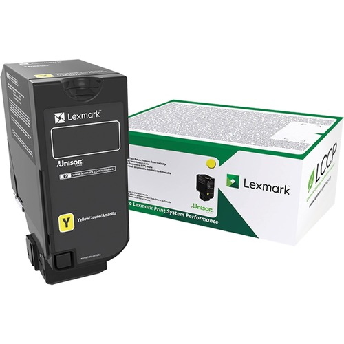 Lexmark 74C20Y0 giallo toner originale (CS/CX725) 325 g 75 mm
