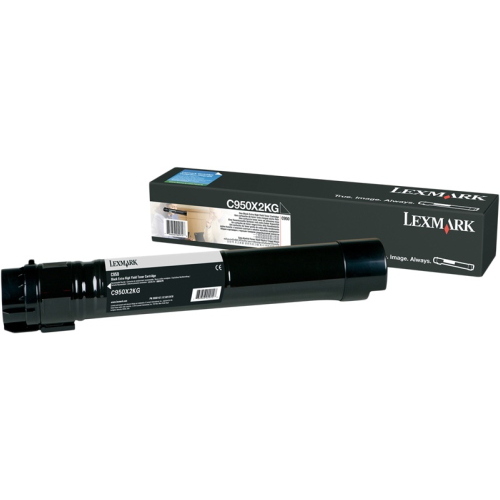 Lexmark X950X2KG nero toner originale (X950/952/954) 990 g 83.5 mm