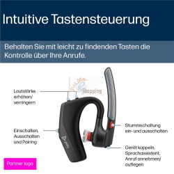 HP Poly accessorio cuffie nero AV4P5AA