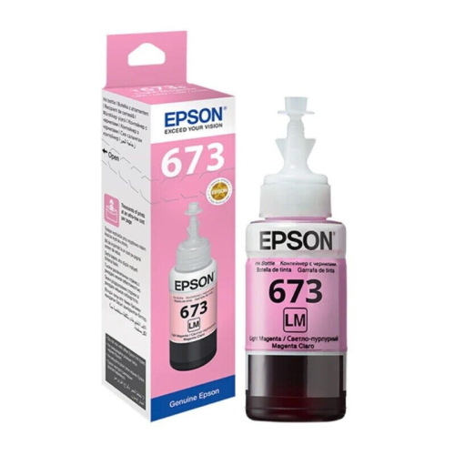 Epson 673 Light Magenta C13T67364A flacone inchiostro originale 70 ml