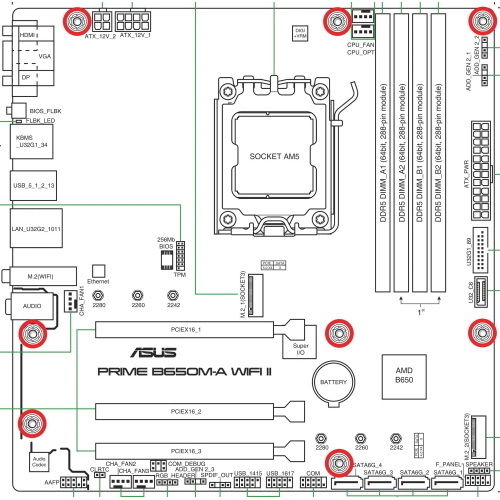 ASUS Prime B650M-A WIFI II mod. 90MB1EG0-M0EAY0