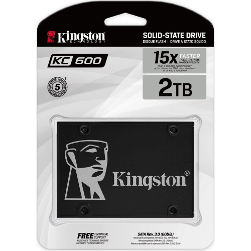 Kingston SSD KC600 2048GB SATA mod. SKC600/2048G