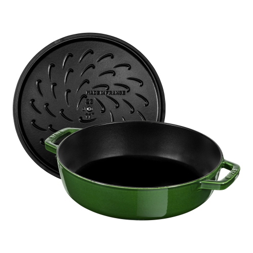Staub Braiser Chistera 28 cm Basil Green