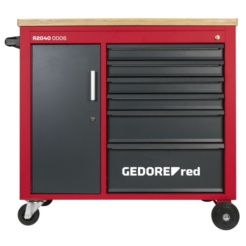 GEDORE RED CARRELLO DA OFFICINA MECH PLUS CON 6 CASSETTI modello R20400006