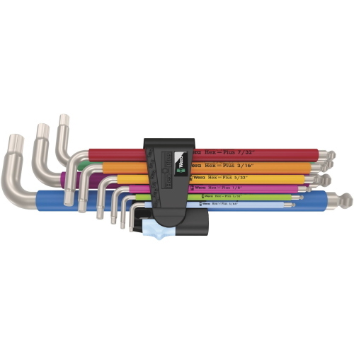 WERA 3950/9 HEX-PLUS MULTICOLOUR IMPERIAL INOX 1 INOX modello 5022860001