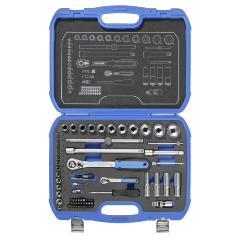 GEDORE SET CHIAVI A BUSSOLA 1/4 + 1/2 69 PZ. modello 19 BMC 20
