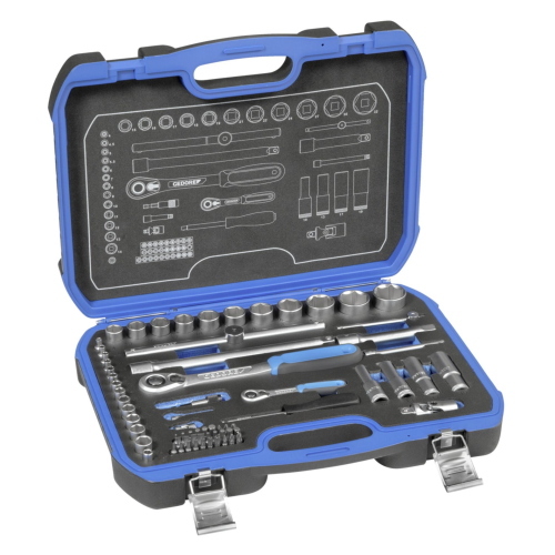 GEDORE SET CHIAVI A BUSSOLA 1/4 + 1/2 69 PZ. modello 19 BMC 20