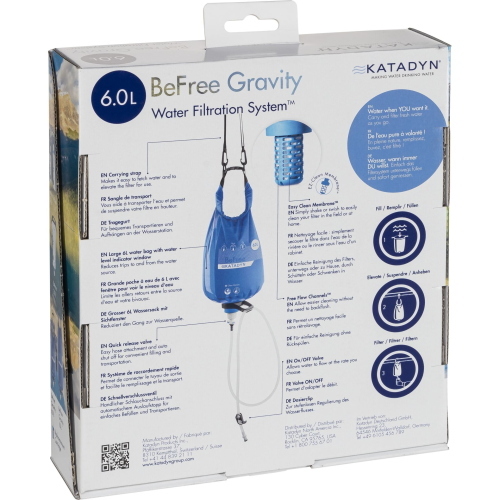 KATADYN BEFREE GRAVITY FILTRO ACQUA 6L modello KT8020859