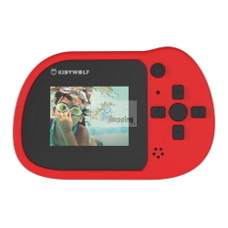 KIDYWOLF FOTOCAMERA E VIDEOCAMERA ROSSO modello 418041