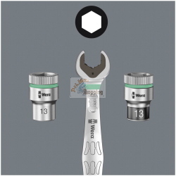WERA 8100 SB 6 SET con cricchetto ZYKLOP SPEED attacco 3/8 METRICO modello 5004046001