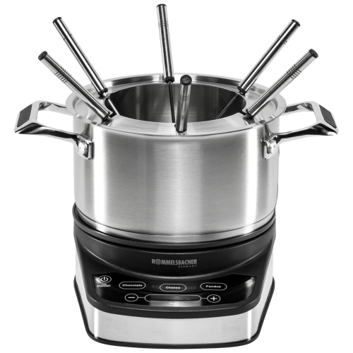 Rommelsbacher F 1200 fondue elettrica con piastra 1200 W