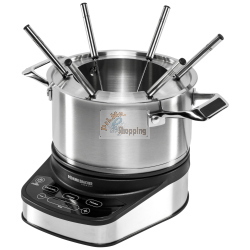 Rommelsbacher F 1200 fondue elettrica con piastra 1200 W