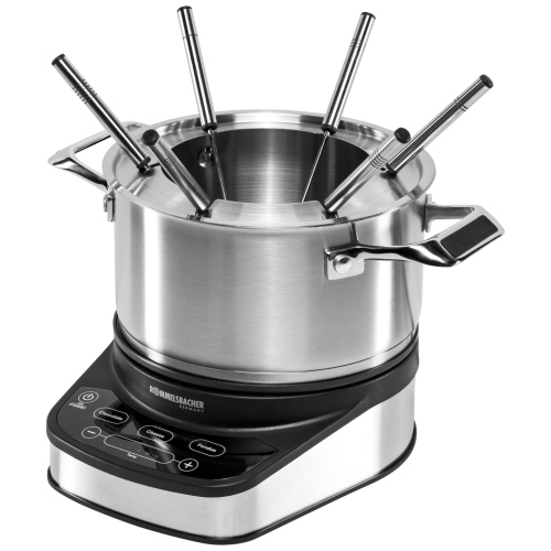 Rommelsbacher F 1200 fondue elettrica con piastra 1200 W