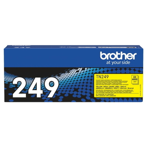 Brother TN-249Y toner giallo originale 4.000 pagine