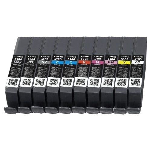 Canon PFI-5100 multipack 10 cartucce inchiostro originale 6951C009