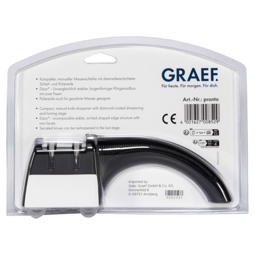 Graef Pronto affilacoltelli manuale argento