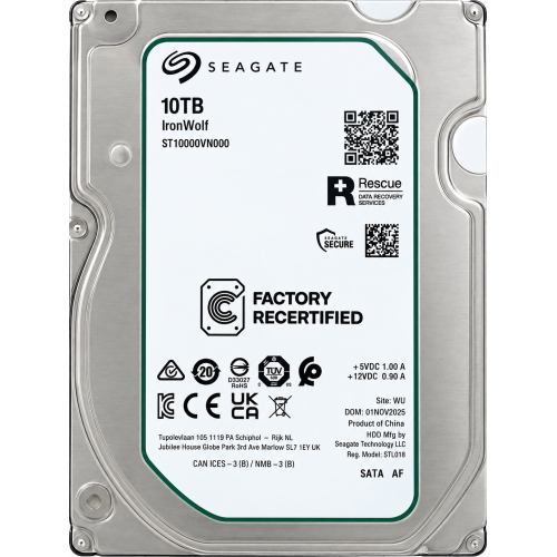 PROMO HDD Seagate IronWolf 10TB Sata-3 NAS mod. ST10000VN000 FACTORY REC