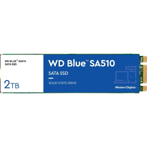 WD Blue SA510 SSD 2 TB M.2 2280 SATA 6 Gbit/s