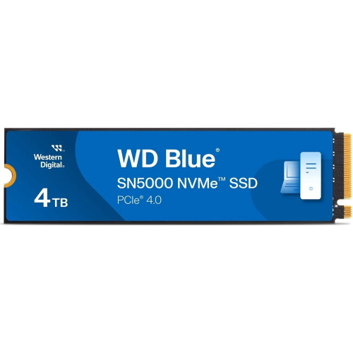 WD Blue SN5000 SSD 4 TB M.2 2280 NVMe PCIe 4.0