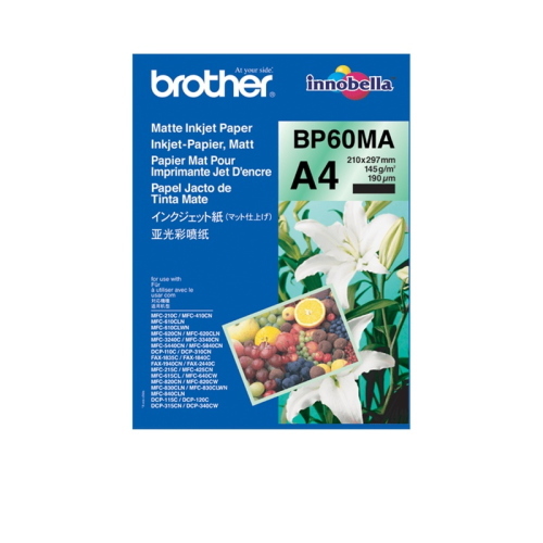 Brother BP60MA carta opaca A4 145 g/m² 25 fogli per stampa inkjet