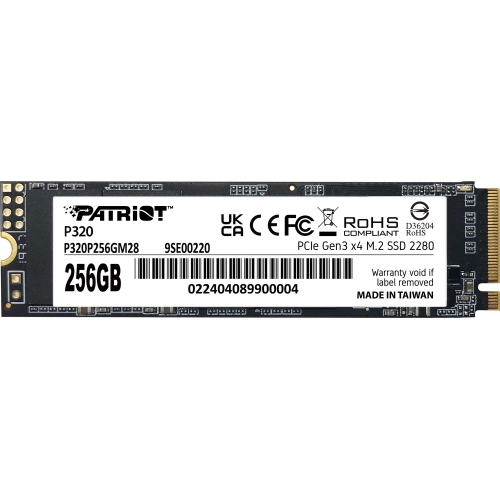 Patriot P320 P320P256GM28 - SSD NVMe M.2 PCIe 3.0 da 256 GB