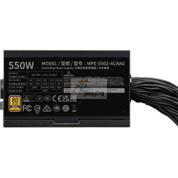 Cooler Master MWE Gold V3 MPE-5502-ACAAG-3BEU - Alimentatore ATX 3.1 da 550 W