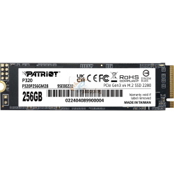 Patriot P320 P320P256GM28 - SSD NVMe M.2 PCIe 3.0 da 256 GB