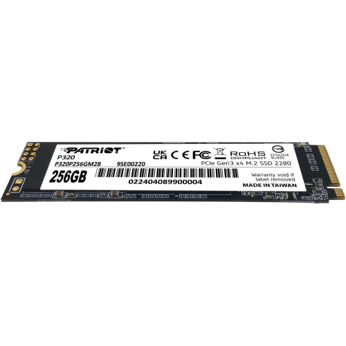 Patriot P320 P320P256GM28 - SSD NVMe M.2 PCIe 3.0 da 256 GB