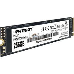 Patriot P320 P320P256GM28 - SSD NVMe M.2 PCIe 3.0 da 256 GB