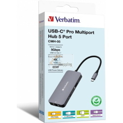 Verbatim CMH-05 32150 - Hub USB-C Pro a 5 porte