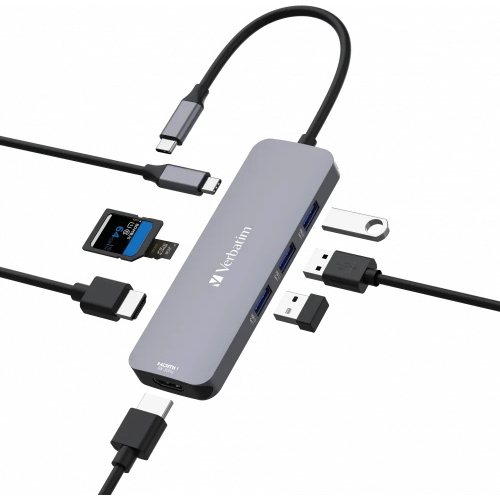 Verbatim CMH-08 32151 - Hub USB-C Pro a 8 porte