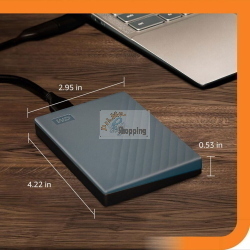 WD My Passport WDBWML0020BGY-WESN - Disco rigido esterno USB 3.0 da 2 TB grigio