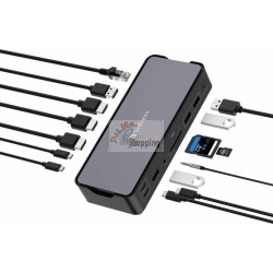 Verbatim CDS-15 32171 - Dock USB-C Pro con doppia uscita HDMI