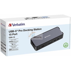 Verbatim CDS-15 32171 - Dock USB-C Pro con doppia uscita HDMI