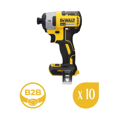 [B2B] Avvitatore ad Impulsi DeWALT DCF887N (Solo corpo) Pacco da 10 Unità