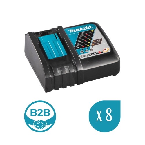 [B2B] Pack da 8 caricabatterie MAKITA DC18RC
