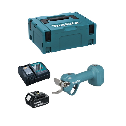 Forbici da potatura MAKITA DUP181RF1J (1 x 3,0 Ah + DC18RC + MAKPAC 2)